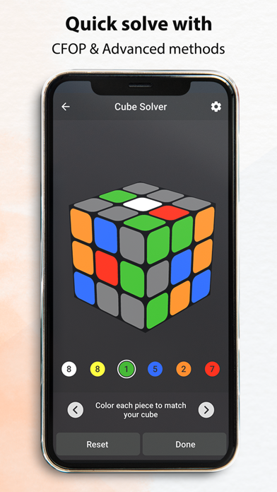Rubiks Cube Solver & Timer screenshot 1