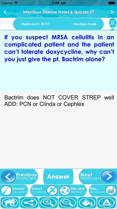 Infectious Disease Exam Review Screenshot