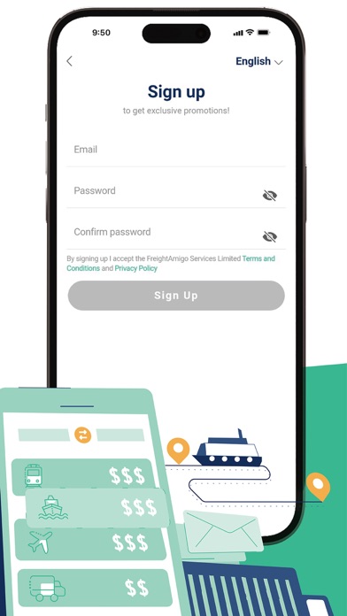 FreightAmigo – Instant Quotes Screenshot