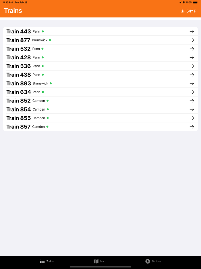 MarcMap Track MARC Trains