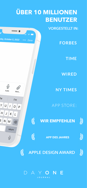 ‎Day One – privates Tagebuch Screenshot
