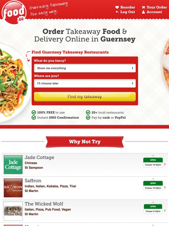Food.gg - Guernsey Takeaway