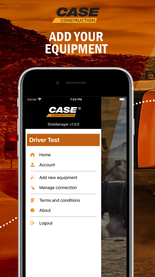 #1. CASE Site Manager (iOS) Podle: CNH Industrial N.V.