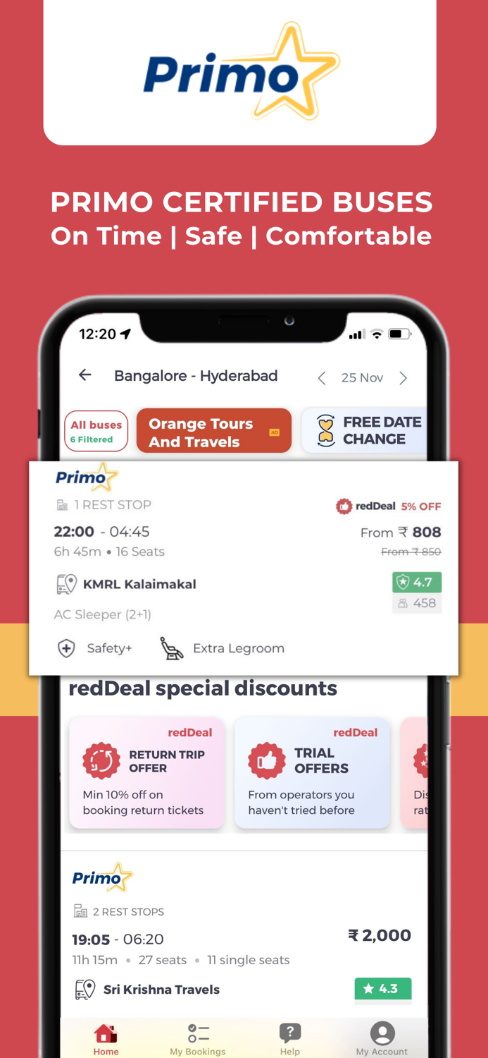 redBus - Bus Booking App
