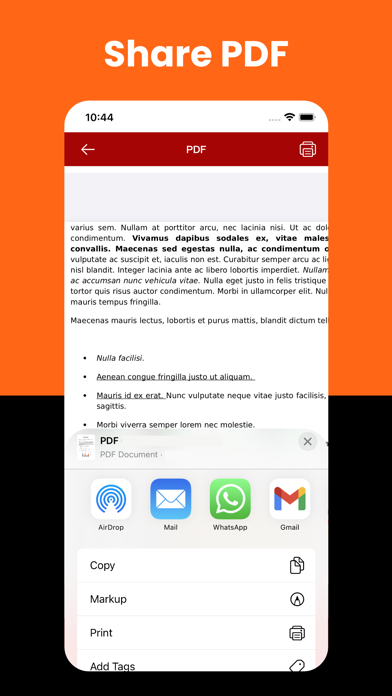 Photos to PDF Converter! Screenshot