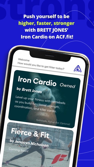 ACF.fit AI personal trainer Screenshot