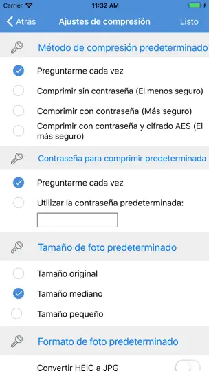 Captura de pantalla de IZip Pro - Zip Unzip Unrar en iPhone 7