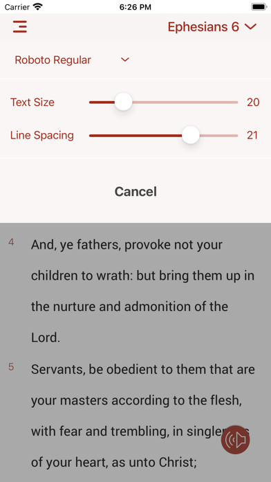 King James Bible : KJV Offline Screenshot