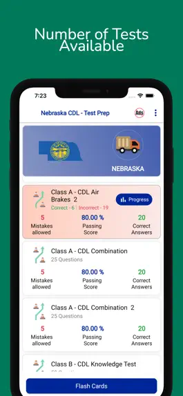 Game screenshot Nebraska CDL Permit Practice hack