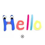 Animated words of greetings App Support