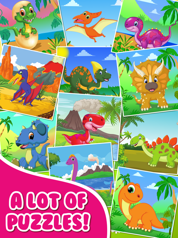 Screenshot #5 pour Dinosaur Jigsaw Puzzle Games.