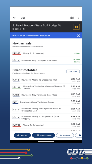 CDTA Navigator Screenshot