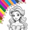 Cool educational app with cute princesses coloring book, including 50+  amazing pictures of princesses, fairy-tales, queens, unicorns and much more 