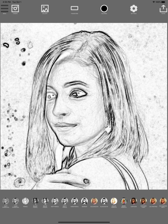 Screenshot #6 pour Filtre Croquis - Dessin Crayon