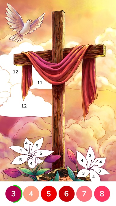 Screenshot #3 pour Bible Coloring Paint by Number