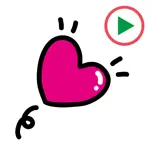 Heart Animation 3 Sticker App Positive Reviews