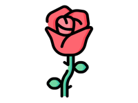 Rose Stickers