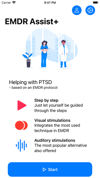 EMDR Assist+ Screenshot