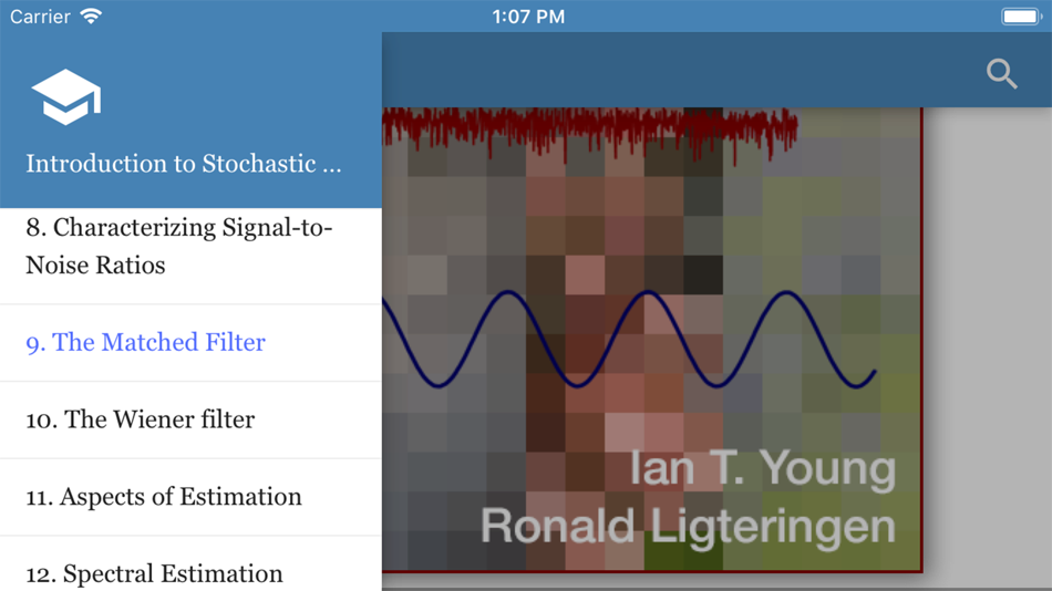 #1. Stochastic Signal Processing (iOS) Ved: Ian Young
