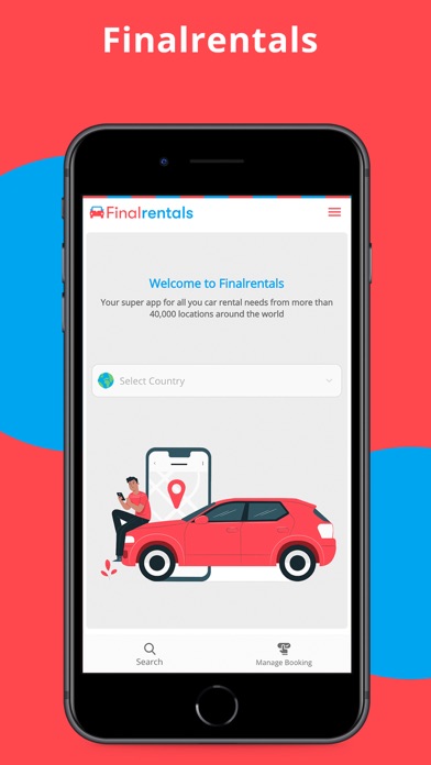 Screenshot #1 pour Finalrentals Car Rental App