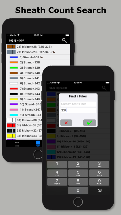 Fiber Optic Color Code Screenshot