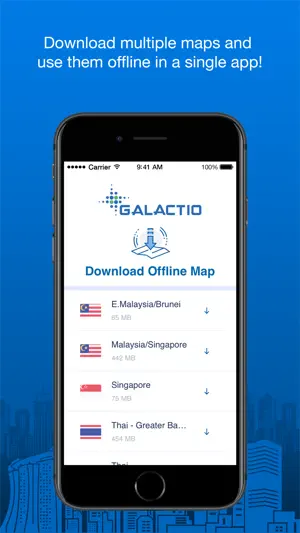 Galactio - Navigation & Maps screenshot 1
