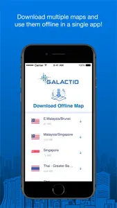 Galactio - Navigation & Maps screenshot #1 for iPhone