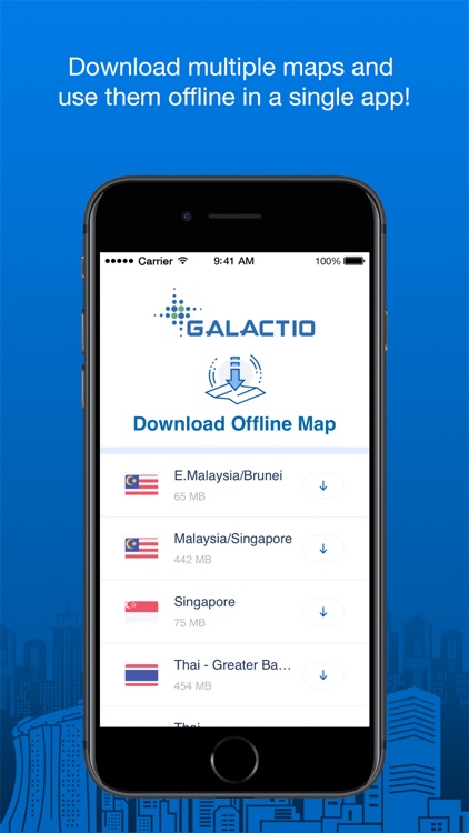 Galactio - Navigation & Maps