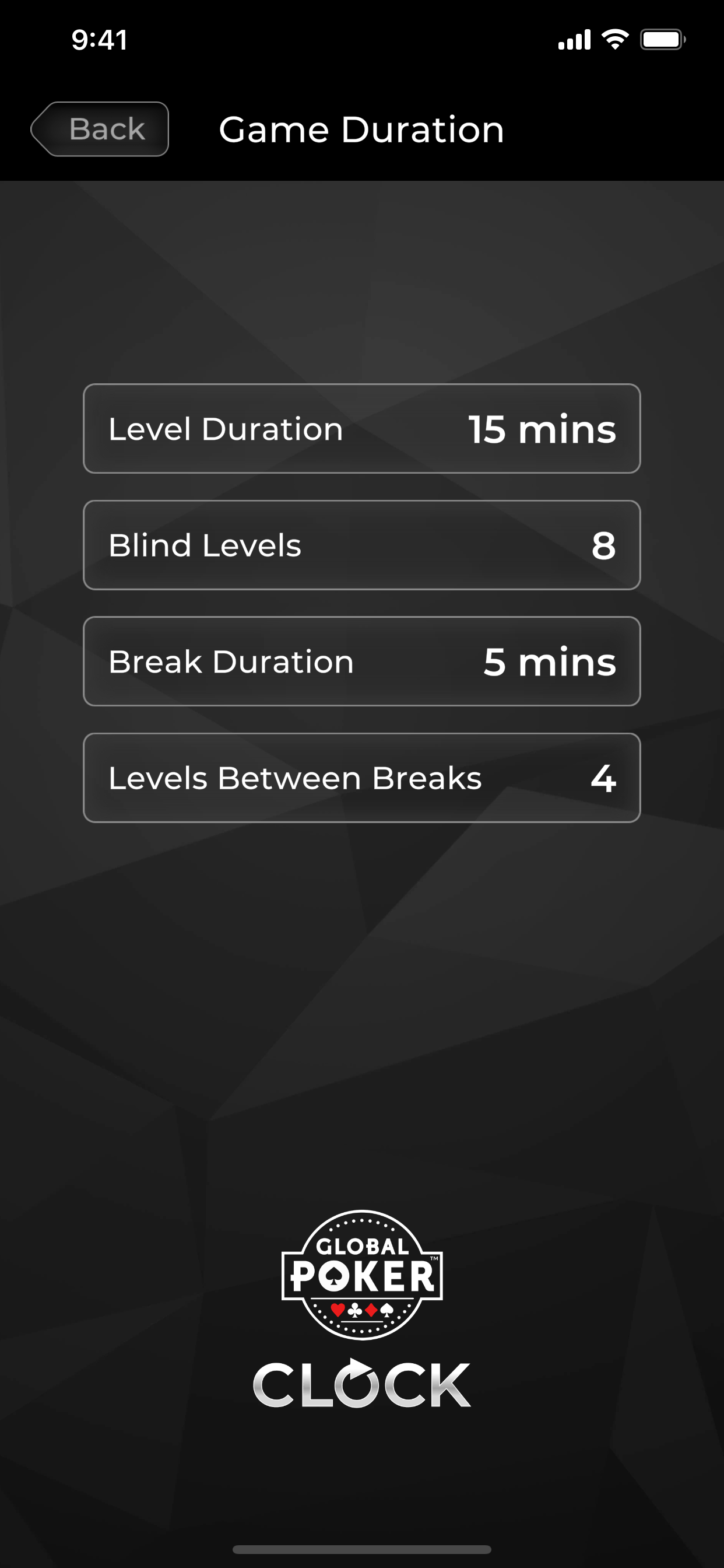 Global Poker Clock