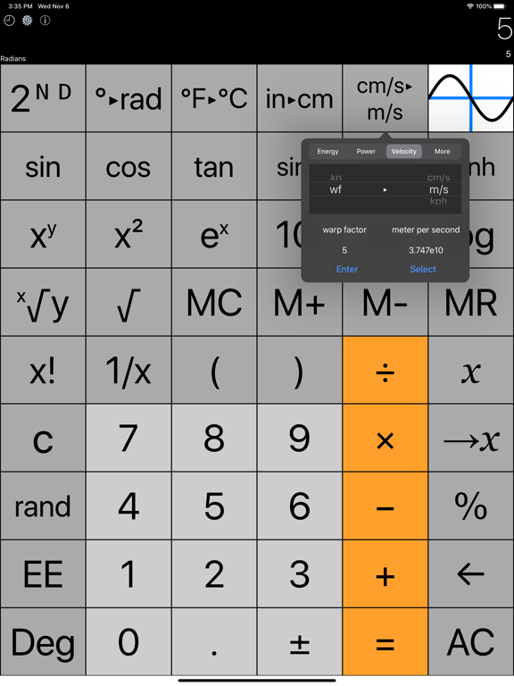 GraphCalcPro2Go iPad screenshot 10 - Utilities app