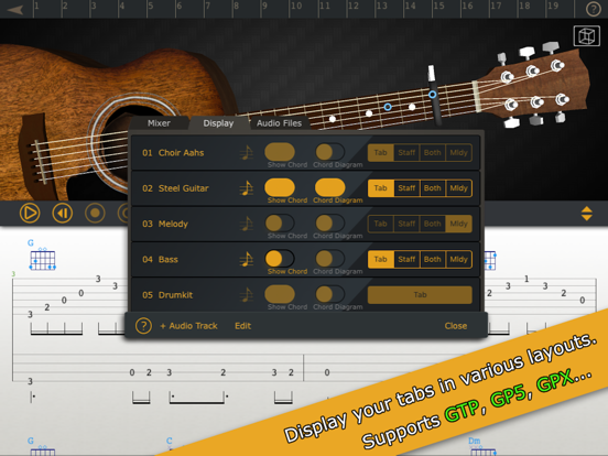 Screenshot #3 for Mulody - Guitar Tab Player