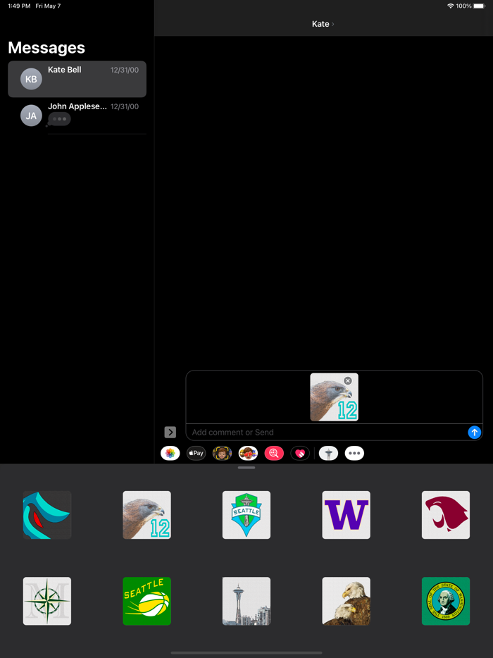 Seattle Stickies for iMessage