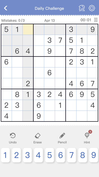 Sudoku - Classic Sudoku screenshot 3