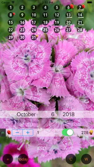 Скриншот Только для женщин - Calendar W на iPhone 5