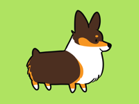 Tricolor Corgimoji