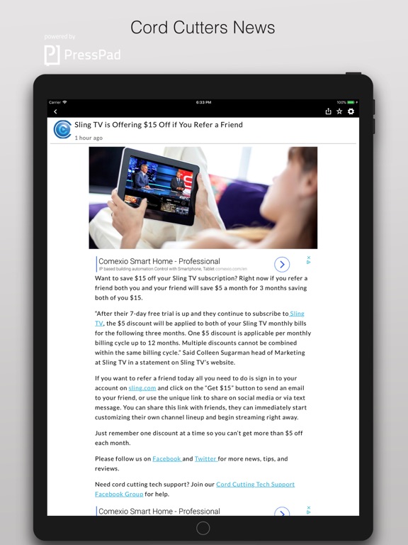 Screenshot #5 pour Cord Cutters News