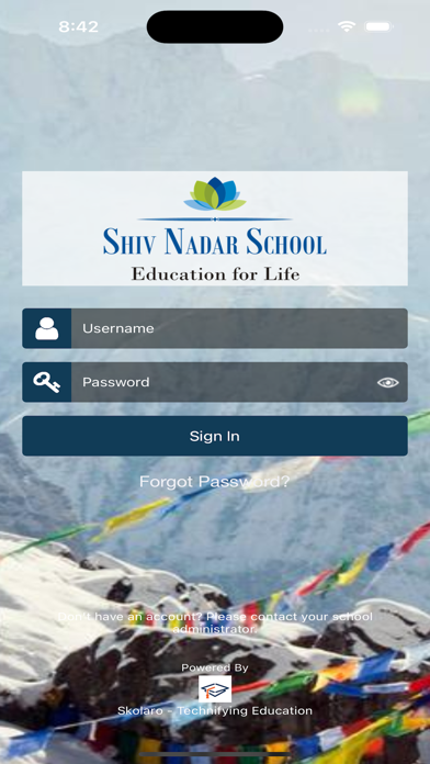 Shiv Nadar School Screenshot