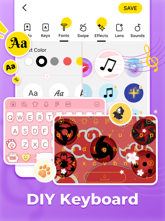 Facemoji Keyboard: Fonts&Emojiのおすすめ画像1