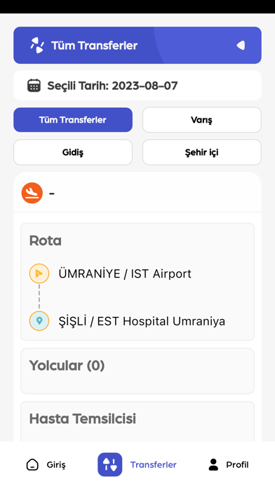 Transfer Hub 360 - Sürücü Screenshot