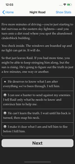 Game screenshot Vampire — Night Road hack
