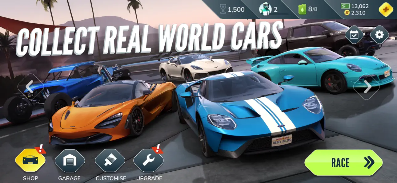 Rebel Racing Hack screenshot 3 - iOS game interface