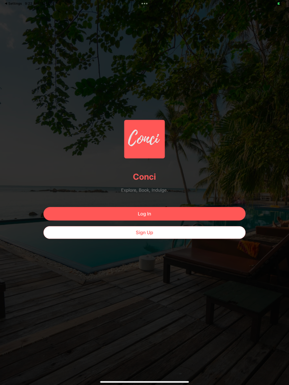 Conci: Book Travel Luxuries iPad screenshot 8 - Travel app