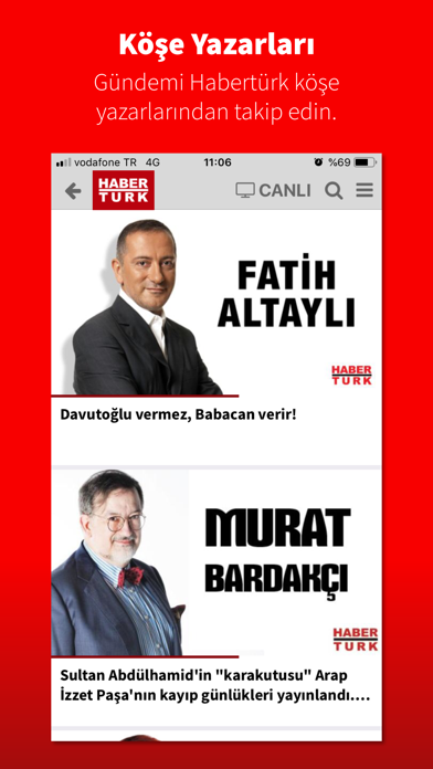 Haberturk App screenshot