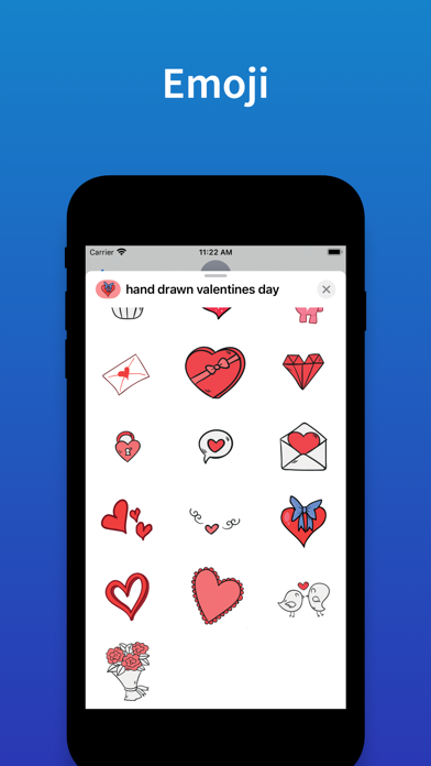 Screenshot #2 pour Stickers Saint Valentin emoji
