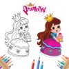 Coloring Pages: Princess icon