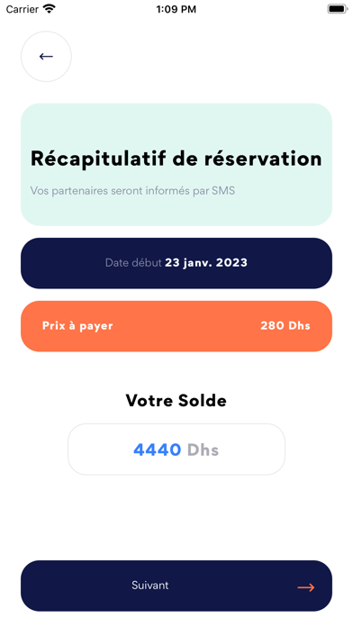 Booking Padel Maroc Screenshot