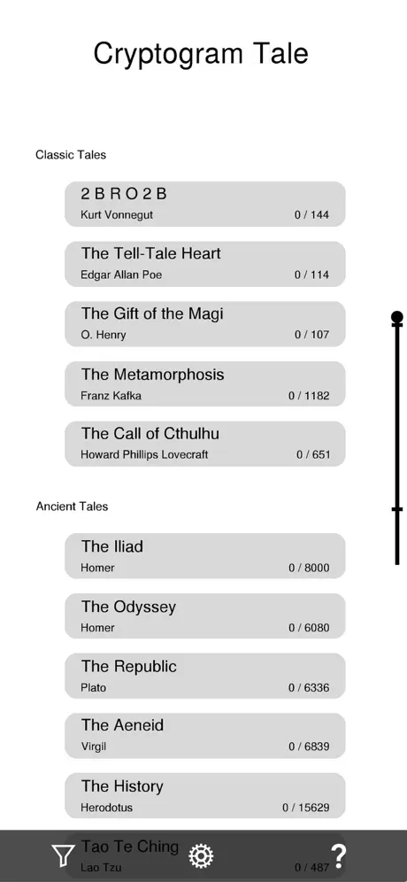 Cryptogram Tale