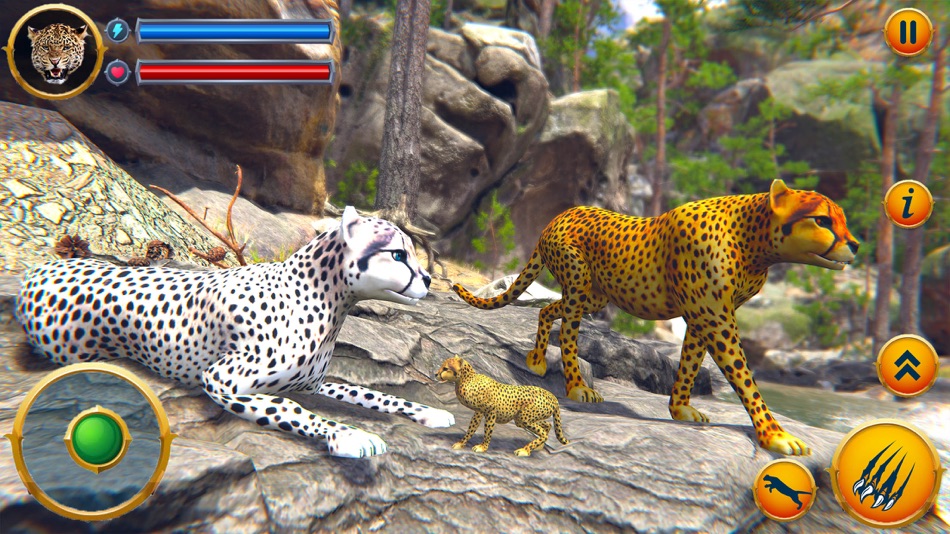 Wild Cheetah Family Simulator - 1.0.9 - (iOS)