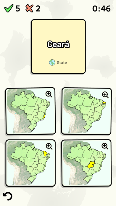 States of Brazil Quiz Screenshot