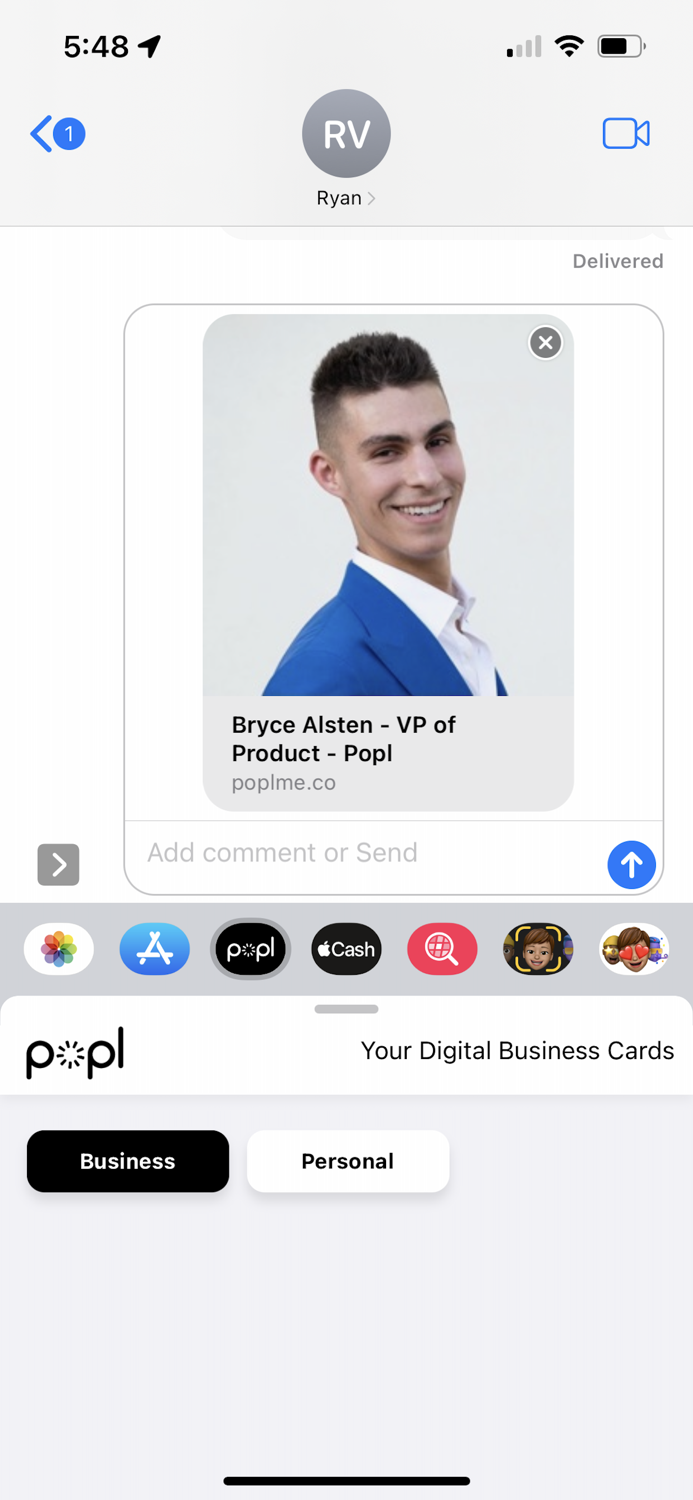 Popl - Digital Business Card
